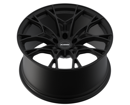 K-03 split 5-spoke forged monoblock in matte black
